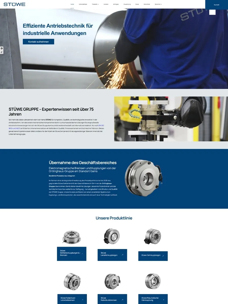 Website von Stüwe